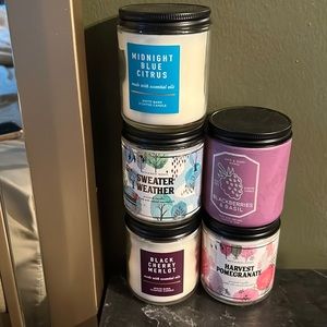 Bath body works candles